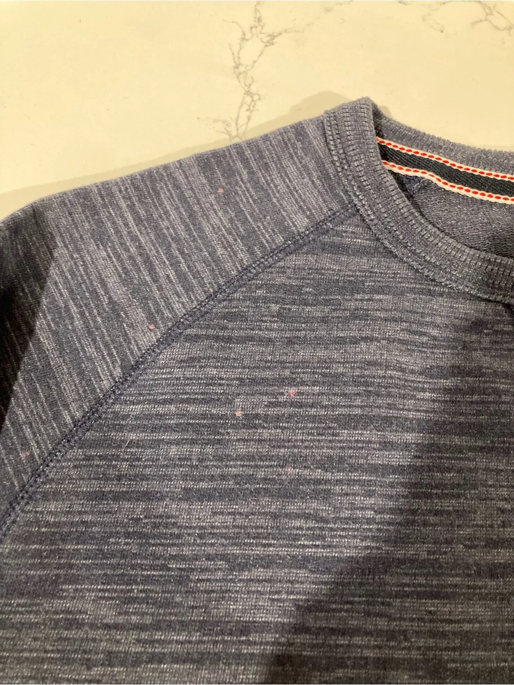 Champion Heather Navy Blue Crewneck Sweatshirt - size S - Picture 7 of 10